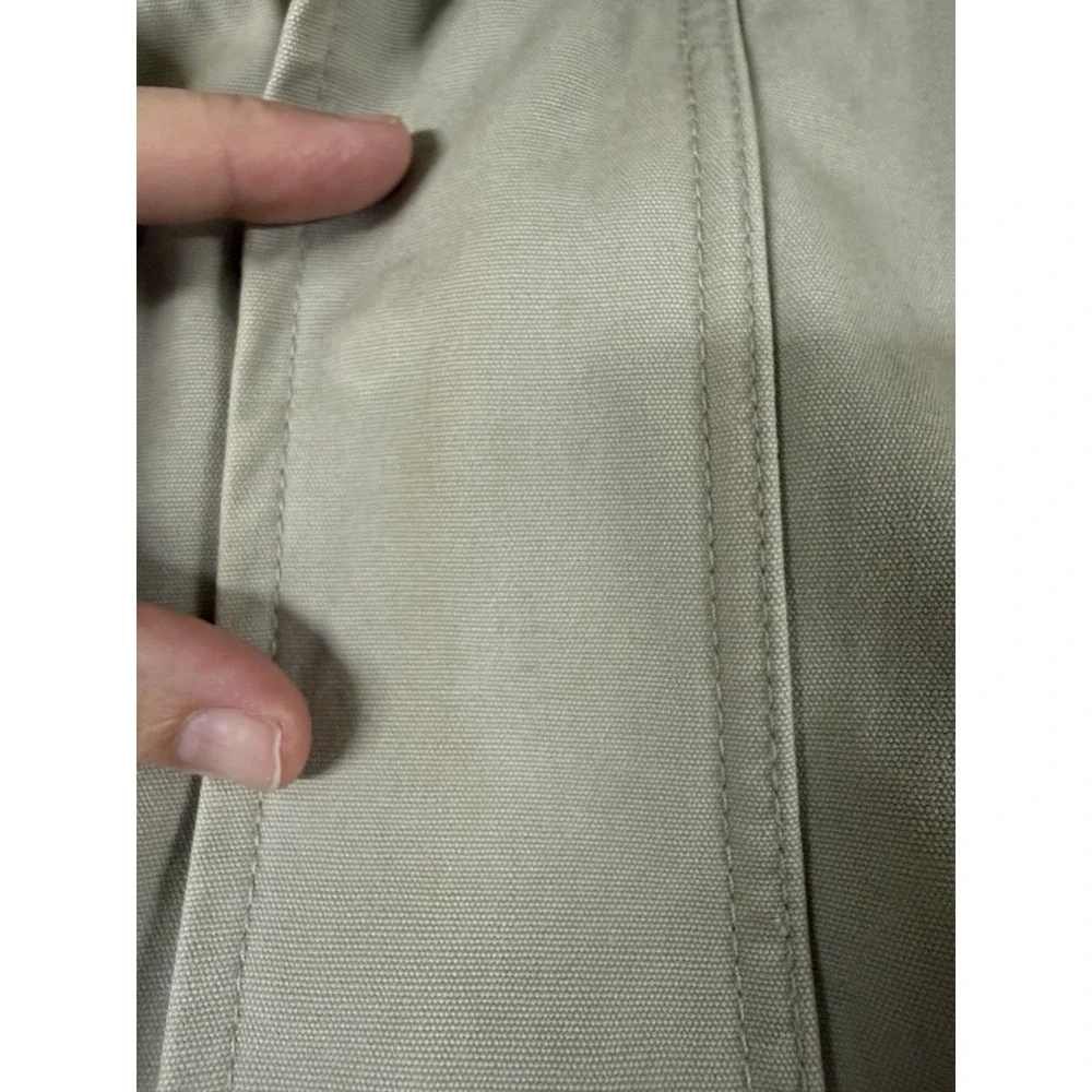 Vtg J Crew Heritage Barn Jacket Chore Wool Lined‎ Tan Size 2XL  Just Dry Cleaned